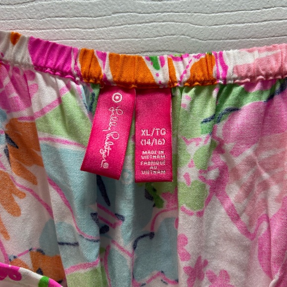 NWT Lilly Pulitzer for Target Girls Romper Size XL (14/16) Nosey Posey Print - Picture 2 of 6